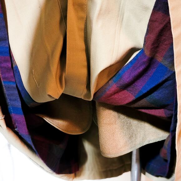 VINTAGE John Weitz size 44S double breasted removable lining belted trench coat - Picture 14 of 16